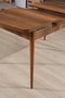 Hanah Home Mesa de Comedor Barok Extensible Nogal